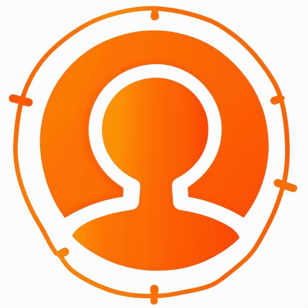 Orange icon showing customer focus